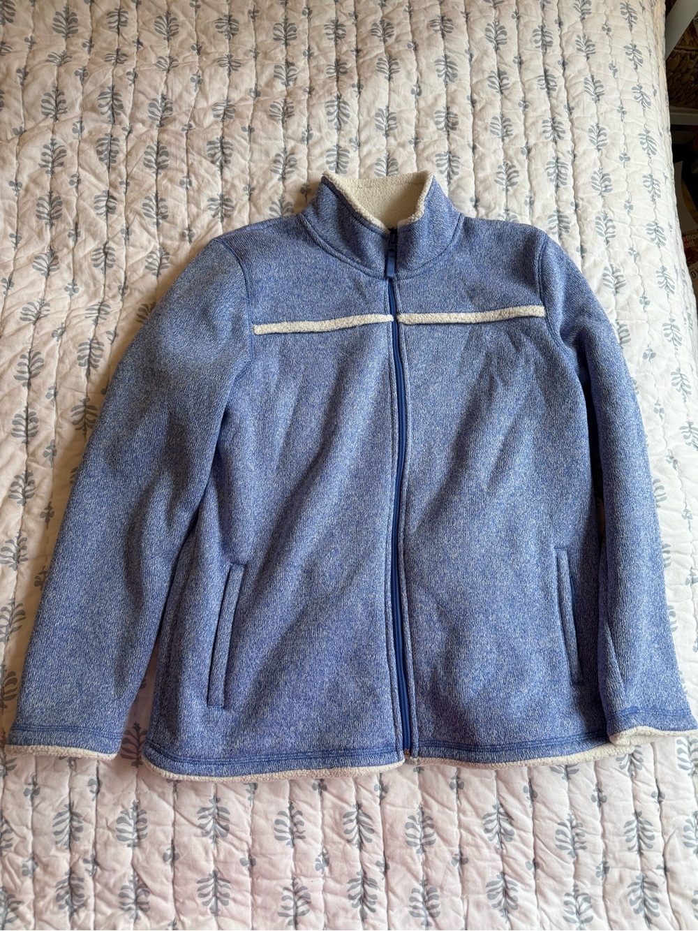 EUC soft Talbots zip up